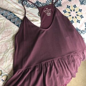 Peplum tank